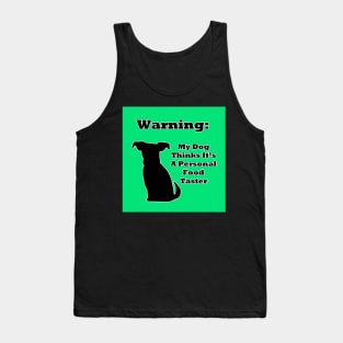 Warning Dog Tank Top